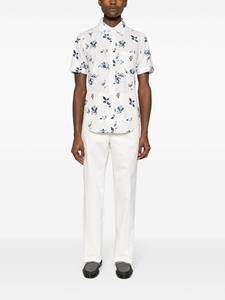 Thom Browne Overhemd met bloemenprint - Wit
