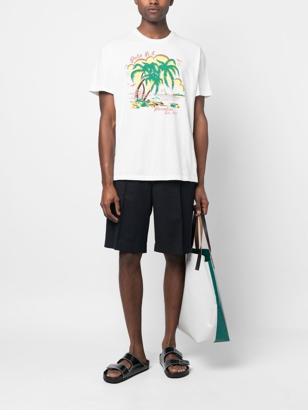 Polo Ralph Lauren T-shirt met print - Wit