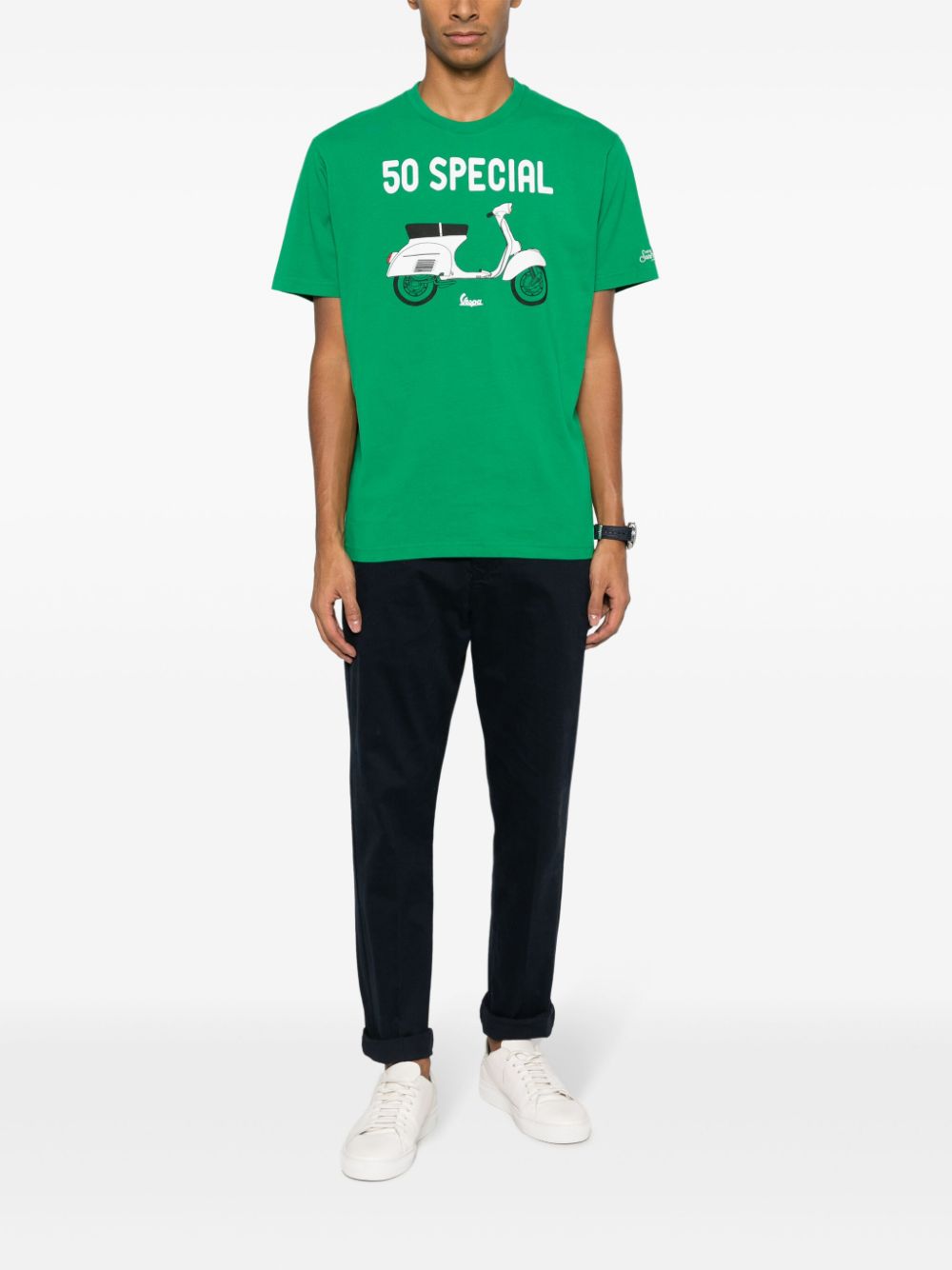 MC2 Saint Barth T-shirt met grafische print - Groen