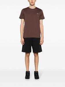 Fred Perry logo-embroidered cotton T-shirt - Bruin