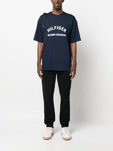 Tommy Jeans T-shirt met logoprint - Zwart