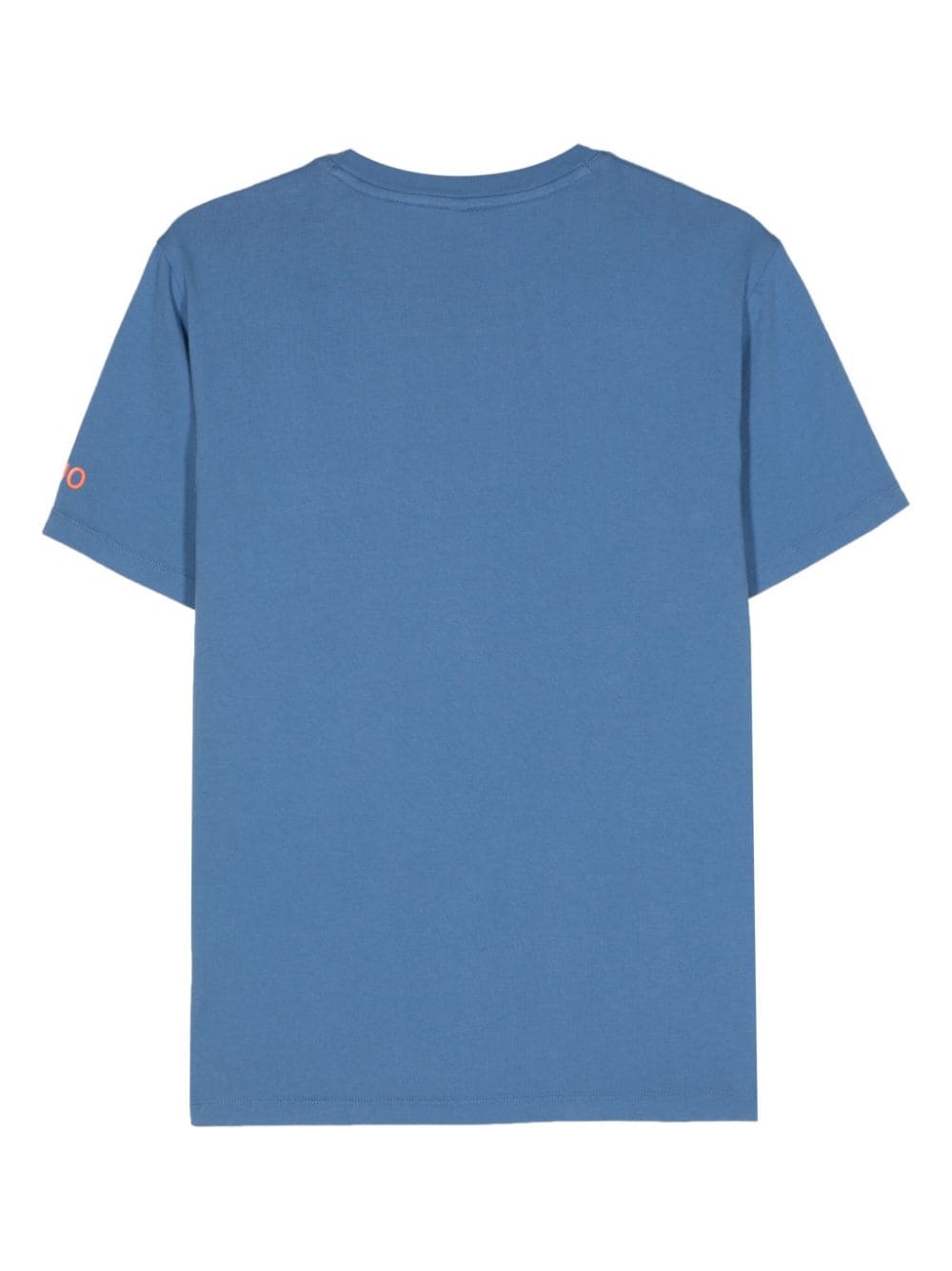 Sun 68 T-shirt met logopatch - Blauw