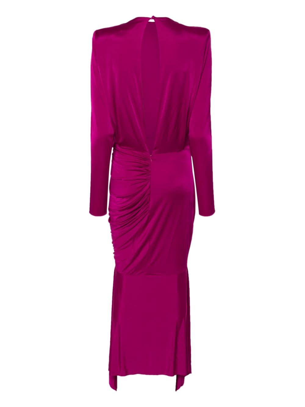 Alexandre Vauthier pleat-detail dress - Roze