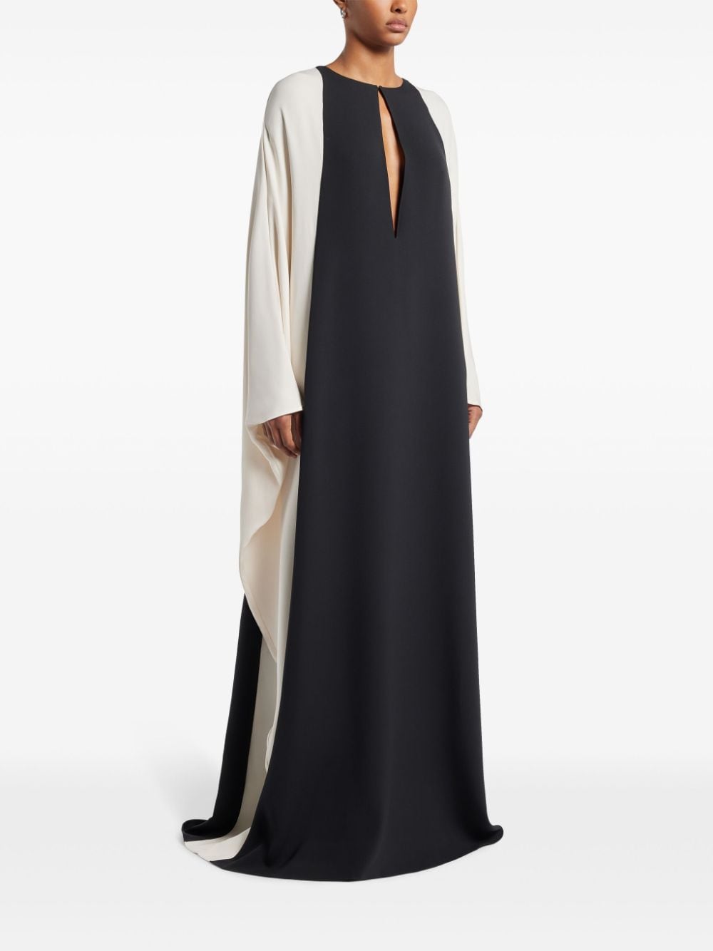TOM FORD colour-block kaftan gown - Wit
