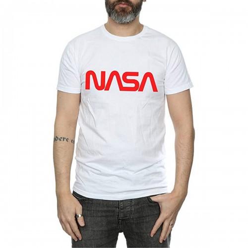 NASA Mens Modern Logo Katoen T-Shirt