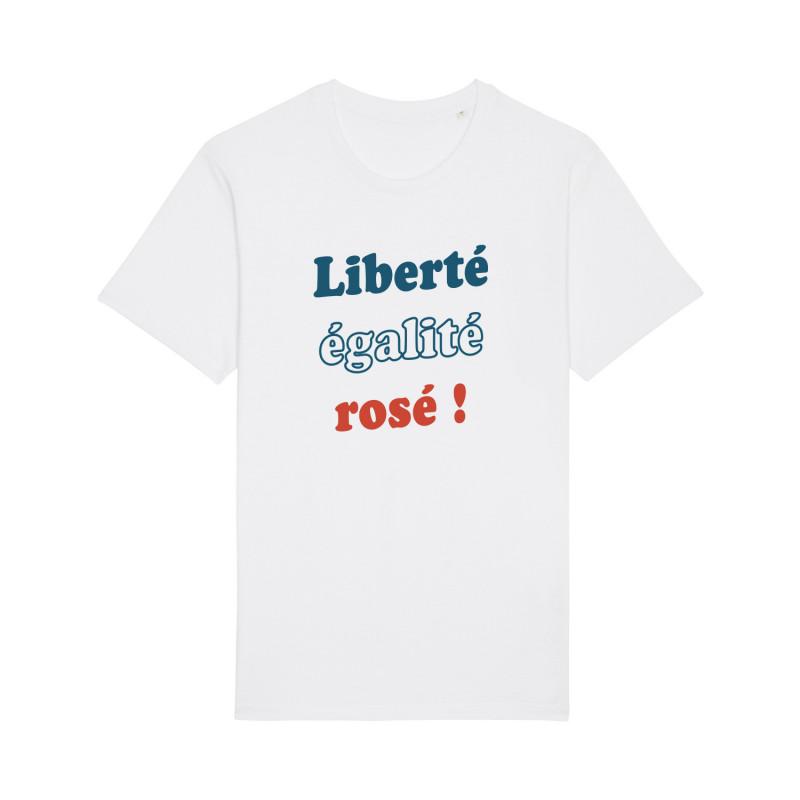 Enkr Heren T-shirt - VRIJHEID GELIJKHEID ROSÉ