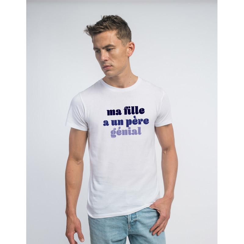 Ma Petite Tribu Heren T-shirt - MIJN DOCHTER HEEFT EEN GEWELDIGE PAPA