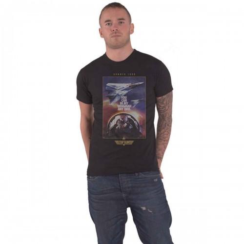 Top Gun Unisex volwassen Wingman Poster katoenen T-shirt