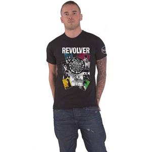 The Beatles Unisex volwassen Revolver Montage katoenen T-shirt