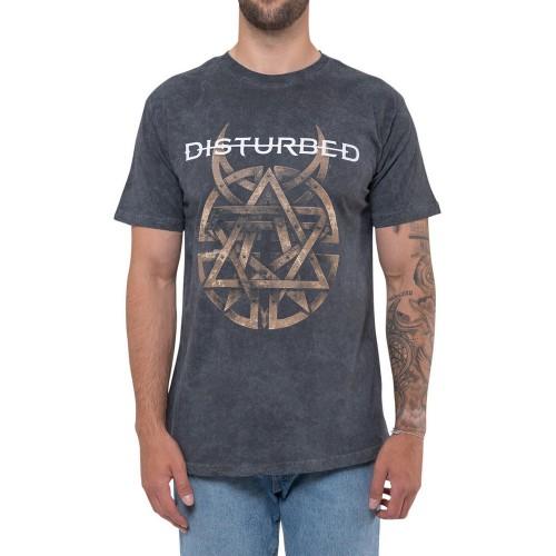 Disturbed Unisex volwassen geklonken T-shirt