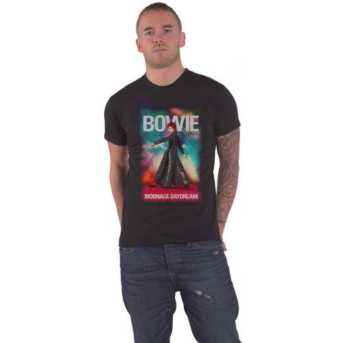 David Bowie Unisex volwassen Moonage 11 Fade katoenen T-shirt