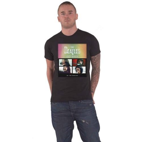 The Beatles Unisex volwassen album gezichten gradiënt T-shirt