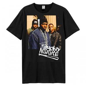Amplified Heren Band Photo Naughty By Nature T-shirt