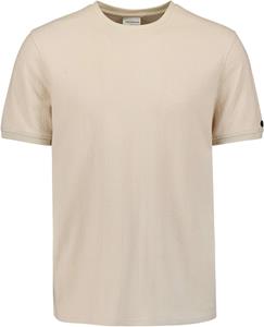 No Excess T-shirt korte mouw ronde hals jacquard cement