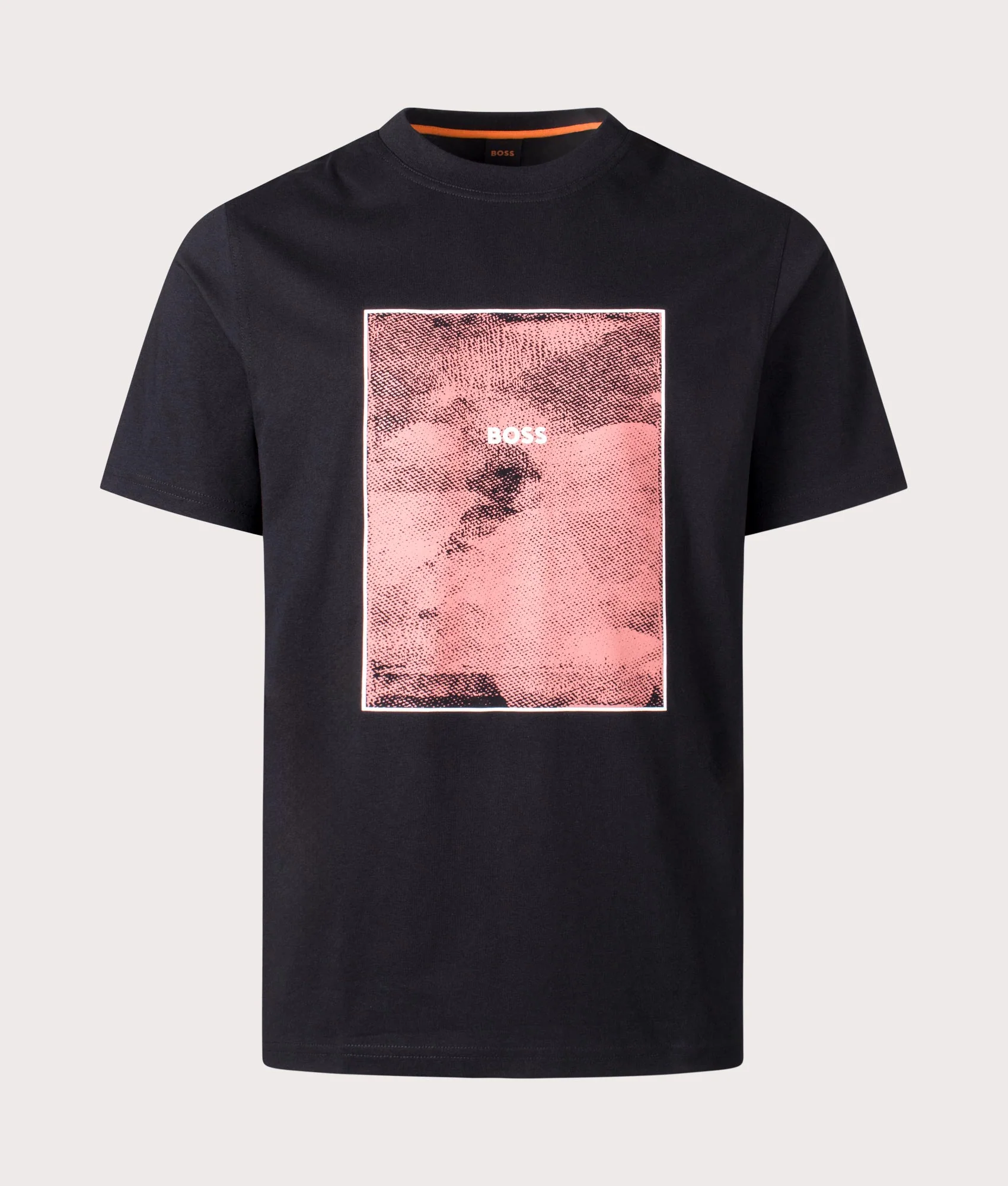 BOSS Orange Kalt Graphic-Print Cotton-Jersey T-Shirt - M