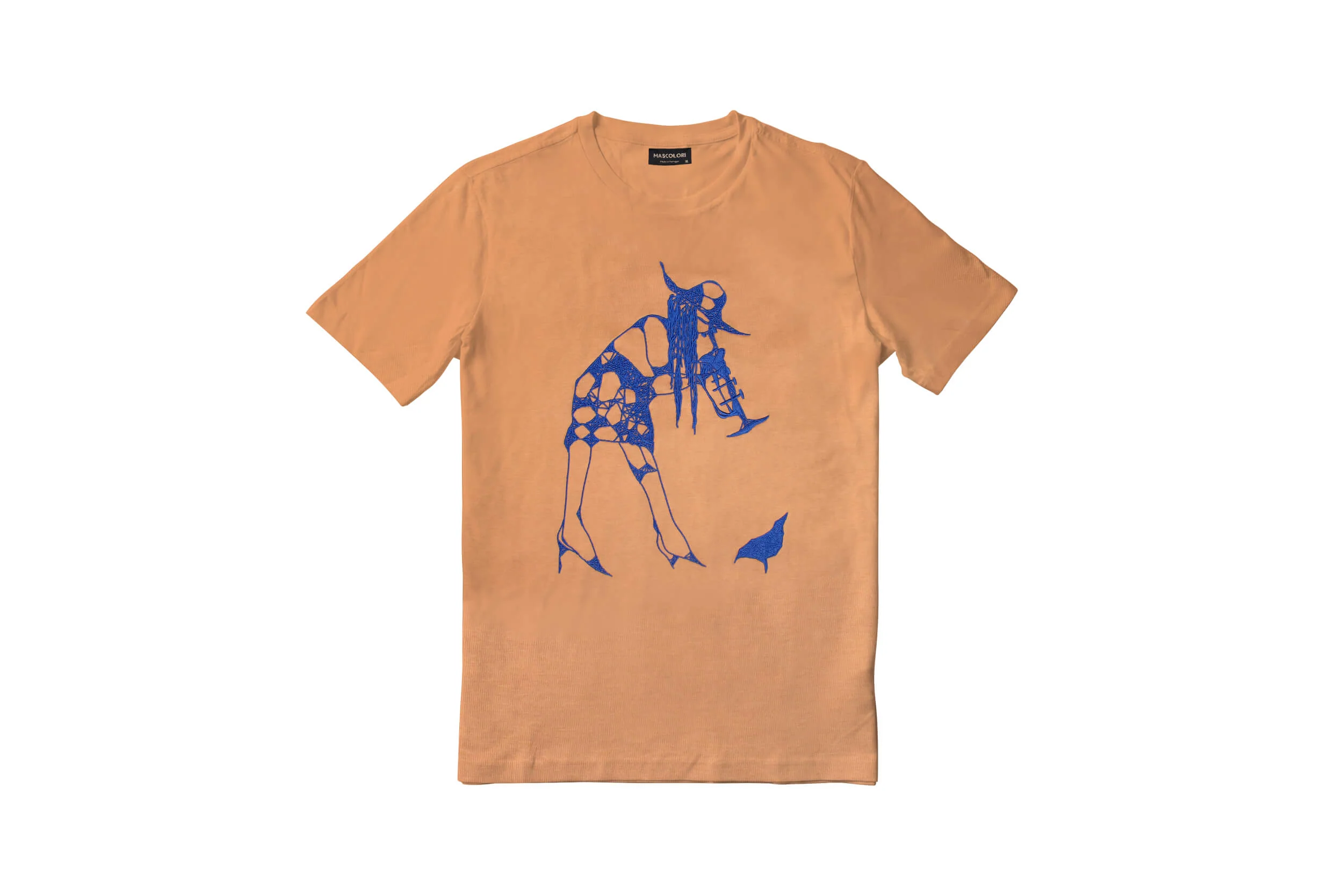 Mascolori Easton davy t-shirt peach