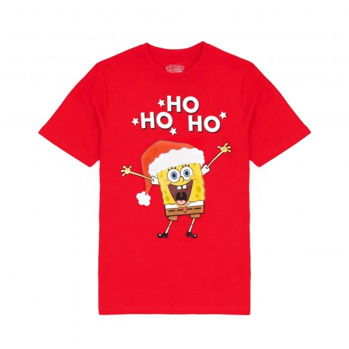 Pertemba FR - Apparel SpongeBob SquarePants Ho Ho Ho kerst-T-shirt voor heren