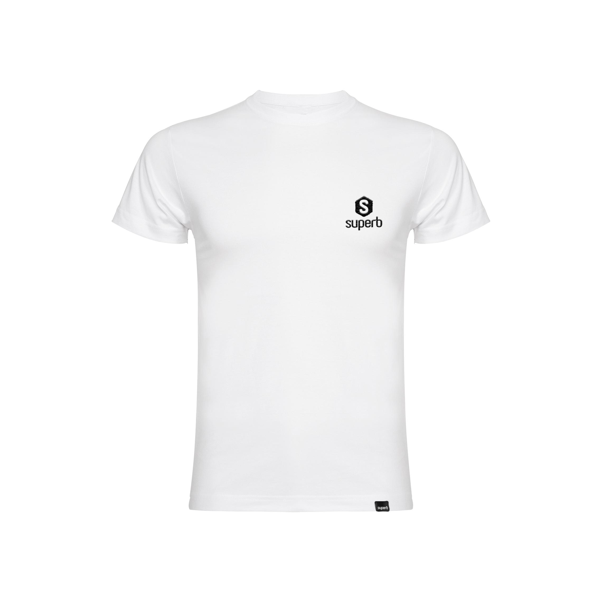 SUPERB Logoheart 3001 heren-T-shirt met ronde hals en korte mouwen