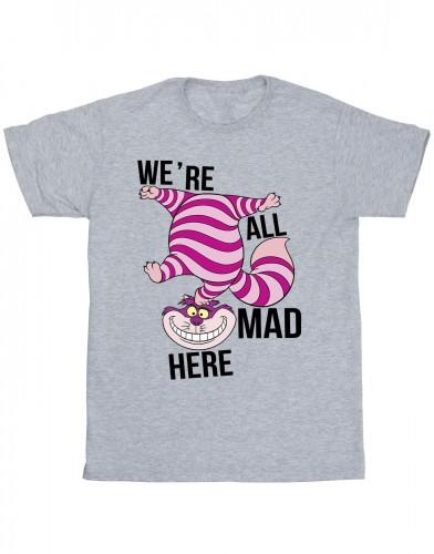 Disney Heren Alice In Wonderland All Mad Here T-shirt