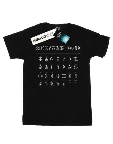Disney Artemis Fowl Gnommish alfabet T-shirt voor heren