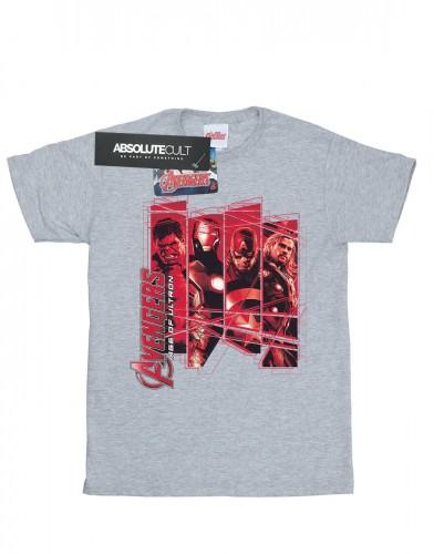 Marvel Heren Avengers Team Collage T-shirt