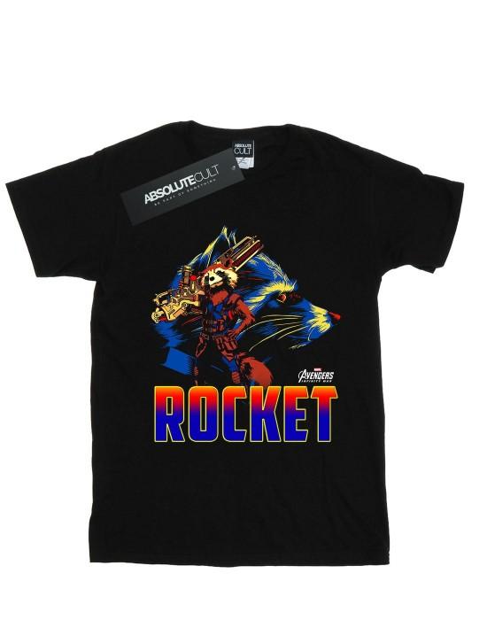 Marvel Heren Avengers Infinity War Rocket karakter T-shirt