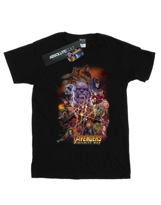 Marvel Heren Avengers Infinity War karakter poster T-shirt