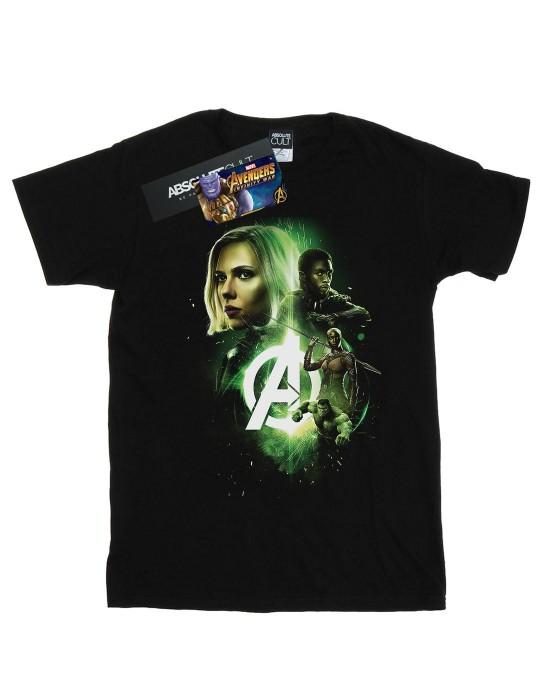 Marvel Heren Avengers Infinity War Widow Panther Team Up T-shirt