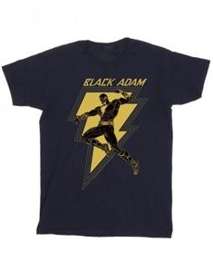 DC Comics Heren zwart Adam Golden Bolt borst T-shirt