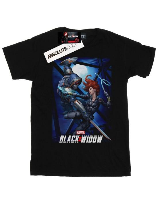 Marvel Black Widow Movie Bridge Battle T-shirt voor heren