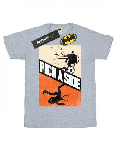 DC Comics Heren Batman voetbal Kies een kant T-shirt