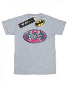 DC Comics Heren Batman Japans logo rood T-shirt