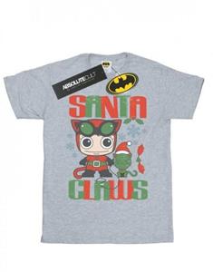 DC Comics Heren Chibi Catwoman Santa Claws T-shirt