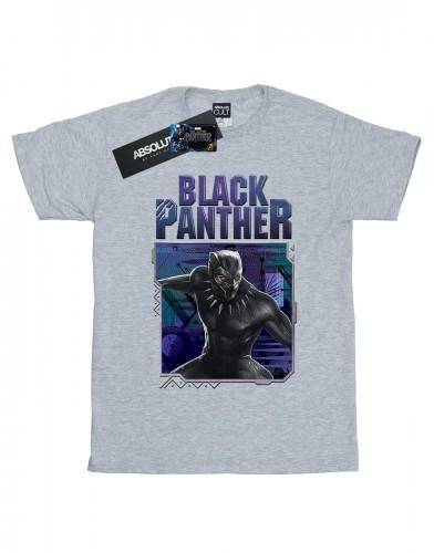 Marvel Heren Black Panther Tech Badge T-shirt