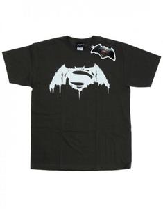 DC Comics Heren Batman v Superman Beaten Logo T-shirt