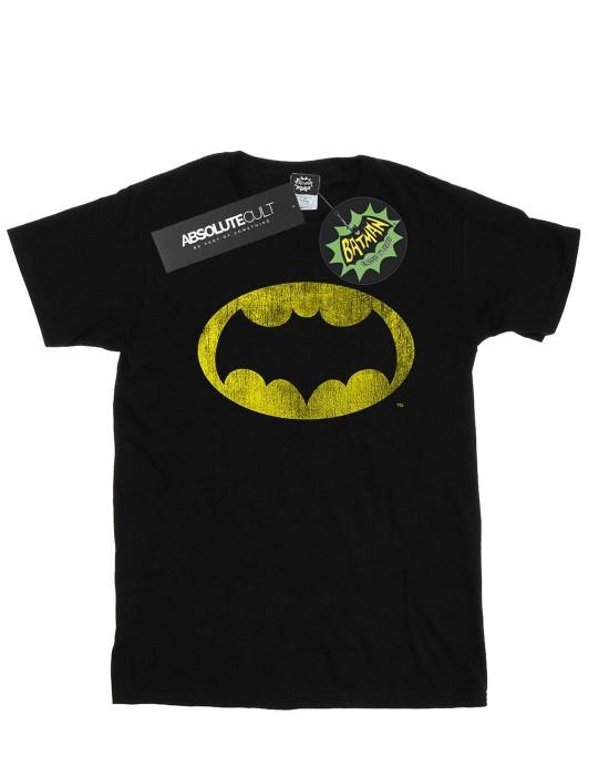 DC Comics Batman TV-serie Distressed Logo T-shirt voor heren