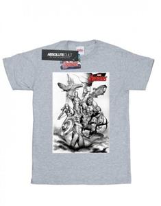 Marvel Heren Avengers Assembleer Team Sketch T-shirt