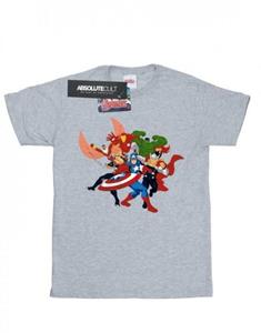 Marvel Heren Avengers Assembleer Comic Team T-shirt