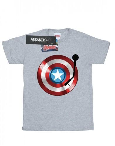 Marvel heren Captain America draaitafel T-shirt