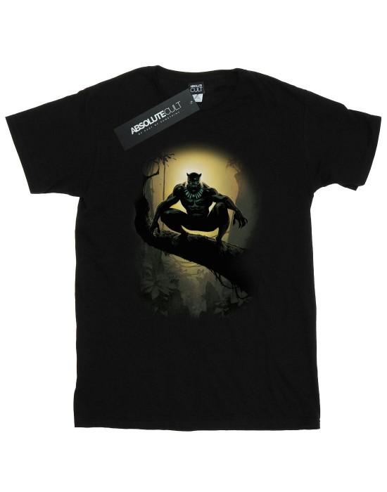 Marvel Heren Black Panther Crouching T-shirt
