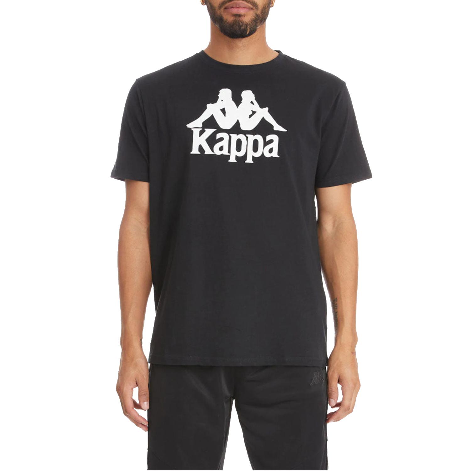 Kappa Authentiek Estessi T-shirt, zwart heren T-shirt