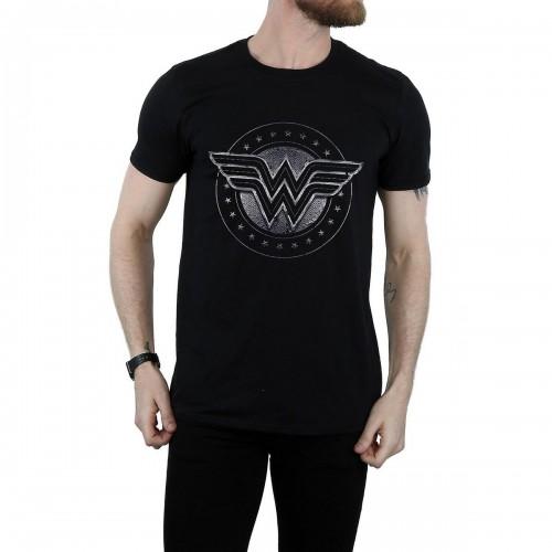 Wonder Woman heren schild katoenen T-shirt