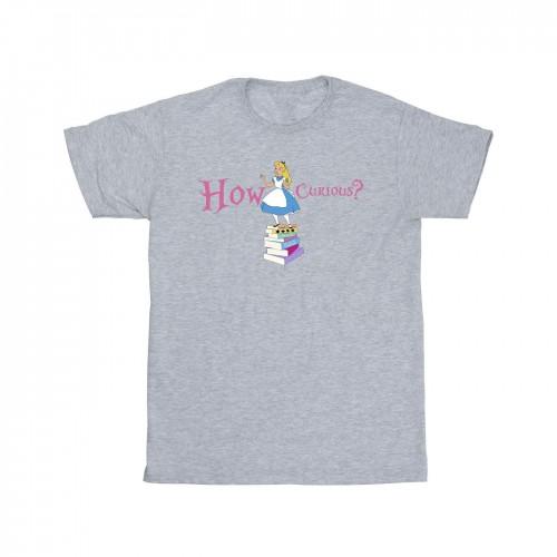 Disney Heren Alice In Wonderland Hoe nieuwsgierig T-shirt