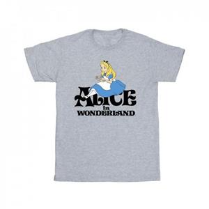 Disney Heren Alice In Wonderland Theedrinker Klassiek T-shirt