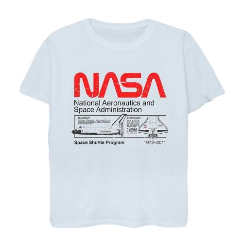NASA Heren Space Shuttle katoenen T-shirt