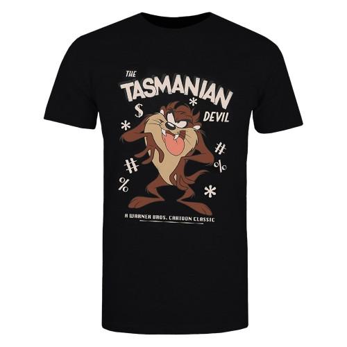 Looney Tunes Heren Tasmaanse Duivel Vintage Katoenen T-shirt