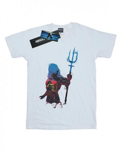 DC Comics Heren Aquaman Battle Silhouet T-shirt