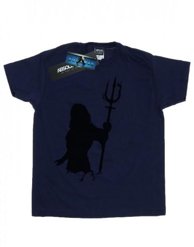 DC Comics Heren Aquaman Mono silhouet T-shirt