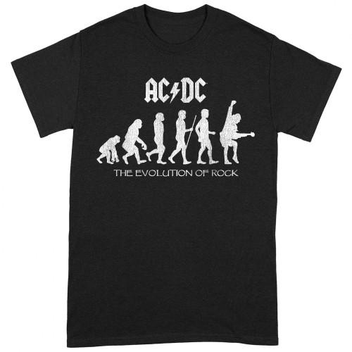 AC/DC unisex volwassene de evolutie van rock T-shirt