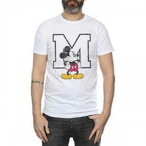 Disney Heren Klassiek M Mickey Mouse Katoenen T-shirt